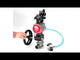Kugelhähne Elephant BV3131P(3pc)-FP-W-ISO-H LANG DN50-150 Vollbohrung, Gehäuse - Edelstahl 304, zum Schweißen, mit pneumatischem Antrieb PA-DA, pneumatischem Verteiler 4V320-08 220V, MON Getriebe, LSU APL-210N und ATU AFC2000