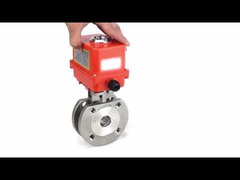 Kugelhahn aus Edelstahl Elephant kchmfp-elephant-110/220v, Gehäusematerial - Edelstahl AISI 316, Kugelmaterial - Edelstahl AISI 316, Dichtung - PTFE, elektrisch betätigter Antrieb