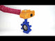 Wasser-Schmetterlingsventil Elephant WBV1631E-2W-Fb-H, Gehäusematerial - Gusseisen QT450, Scheibenmaterial - Edelstahl AISI 304, Dichtung - EPDM, elektrischer Antrieb QT-N-EM-B1-220VAC-U1 220V