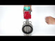 Water Butterfly Valve Elephant WBV3232E-2W-Fb-H DN40-300 16 bar case - 316L stainless steel, disc - 316L stainless steel, seal - EPDM, with pneumatic drive PA-DA-XXX and ALS200D magnetic switch