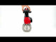 Kugelhahn aus Edelstahl Elephant kchmfp-elephant-sa-4m310-24v-apl-210n, Gehäusematerial - Edelstahl AISI 316, Kugelmaterial - Edelstahl AISI 316, Dichtung - PTFE, pneumatisch betätigt