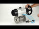 Ball valves Elephant BV3232P(3pc)-FP-F-ISO-H DN65-100 25/40 bar flanged with ISO flange, body - 316 stainless steel, full bore, seal - PTFE, with pneumatic drive PA-DA-105-1, pneumatic distributor 4V320-10 220V