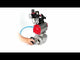 Kugelhähne Elephant BV3232P(4 Stück)-SP-3WL-T-ISO-H, Gehäusematerial - Edelstahl AISI 316, Dichtung - PTFE / PTFE / Teflon, mit pneumatischem Doppelwirkungsantrieb PA-DA, 4V320-08 220V, LSU APL-210N, ATU AFC2000