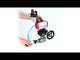 Kugelhähne Elephant BV3232P(2 Stück)-FP-T-ISO-H, Gehäusematerial - Edelstahl AISI 316, Dichtung - PTFE / PTFE / Teflon, mit pneumatischem Doppelwirkungsantrieb PA-DA, 4V320-10 220V, Handrad MON, ATU AFC2000