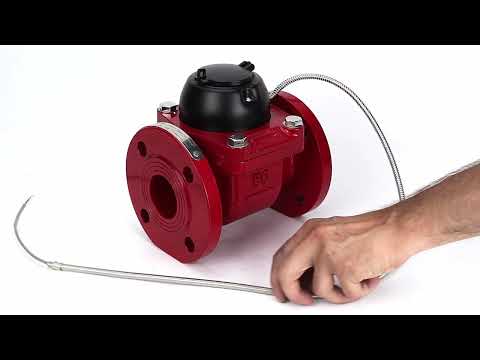 Wasserzähler Elephant MTU1i universal, Turbine, mit Impulsausgang, Guss, geflanscht