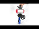 Wasser-Schmetterlingsventil Elephant WBV1616E-2W-Fb-H, Gehäusematerial - Gusseisen QT450, Scheibenmaterial - Gusseisen QT450, Dichtung - EPDM, pneumatischer Antrieb PA-DA Doppelwirkung, 4M310-08 220V, LSU APL-210N, Handrad MON