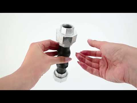 Gummikompensatoren Elephant CR-E17-T, Gummieinlage (Körper) - EPDM, Anschlussart - mit Gewinde, Material der Gewindeelemente - Gusseisen