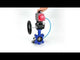 Wasser-Schmetterlingsventil Elephant WBV1616E-2W-Fb-H, Gehäusematerial - Gusseisen QT450, Scheibenmaterial - Gusseisen QT450, Dichtung - EPDM, mit pneumatischem Doppelwirkungsantrieb PA-DA, 4V320-10 220V, Handrad MON
