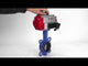 Wasser-Drosselklappe Elephant WBV1332N-2W-Fb-H Gehäusematerial - Gusseisen GGG50, Scheibenmaterial - Edelstahl 316L, Dichtung - NBR mit pneumatischem Antrieb mit Rückstellfedern SA, pneumatischer Verteiler 4M310-08 220V