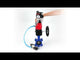 Wasser-Schmetterlingsventil Elephant WBV1616E-2W-Fb-H, Gehäusematerial - Gusseisen QT450, Scheibenmaterial - Gusseisen QT450, Dichtung - EPDM, mit pneumatischem Doppelwirkungsantrieb PA-DA, 4V320-10 220V, Handrad MON, ATU AFC2000