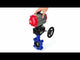 Wasser-Schmetterlingsventil Elephant WBV1616N-2W-Fb-H, Gehäusematerial - Gusseisen QT450, Scheibenmaterial - Gusseisen QT450, Dichtung - NBR, mit pneumatischem Doppelwirkungsantrieb PA-DA, Handrad MON