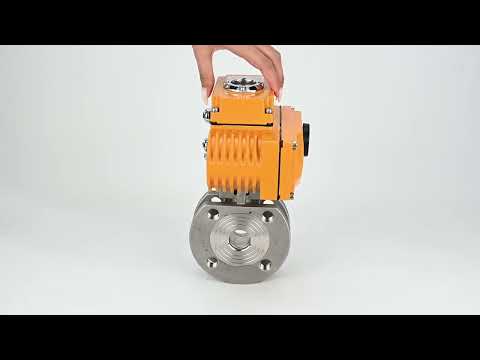 Kugelhahn aus Edelstahl Elephant kchmfp-elephant-110/220v, Gehäusematerial - Edelstahl AISI 316, Kugelmaterial - Edelstahl AISI 316, Dichtung - PTFE, elektrisch betätigter Antrieb