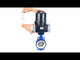 Absperrklappen Elephant WBV3432P-2W-Fb-Flanschverbindung, Gehäuse - WCB Kohlenstoffstahl, Scheibe - Edelstahl 316L, Dichtung - PTFE, mit elektrischem Vierteldrehantrieb Elephant QTSA-N-EM-O0-220VAC