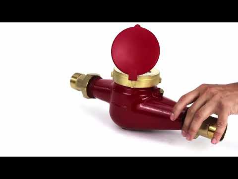 Wasserzähler Elephant MKU2 universal, Flügel, nicht flüchtig, mehrstrahlig, Gusseisen, mit Gewinde