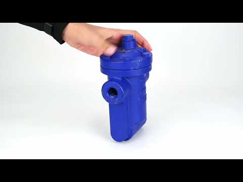 Steam traps with inverted cup Elephant STIG1324-T DN15-25 16 bar threaded, body - GGG40 cast iron, valve material - low-carbon high-alloy steel 2Cr13, maximum pressure drop dP=4-14 bar