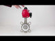Wasser-Schmetterlingsventil Elephant WBV3131P-2W-Fb-H, Gehäusematerial - Edelstahl AISI 304, Scheibenmaterial - Edelstahl AISI 304, Dichtung - PTFE, pneumatischer Antrieb PA-SA mit Rückstellfedern, 4M310-08 24V