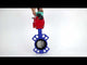 Water Butterfly Valve Elephant WBV1432N-2W-Fb-H DN40-300 16 bar body - GGG50 cast iron, disc - 316L stainless steel, seal - NBR, with pneumatic drive PA-DA-XXX and ALS200D magnetic switch