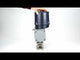 Ball valves Elephant BV3232P(3pc)-FP-W-ISO-H WDVF DN15-32 63 bar full bore, body - 316 stainless steel, seal - PTFE, for welding, with a 1/4-turn electric drive Elephant QTSA-N-EM-O0-220VAC with spring return