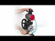 Kugelhähne Elephant BV3232P(3pc)-FP-F-ISO-H DN15-40 16 bar, dreiteilig, voller Durchgang, geflanscht, Edelstahl SS304, PTFE, mit doppeltwirkendem PA-DA Pneumatik-Antrieb, mit Pneumatikverteiler 4V320-08 220V, mit LSU APL-210N, manuell Doubler MON1-250-T26
