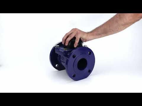 Kaltwasserzähler Elephant Elephant Turbine, nicht flüchtig, Gusseisen, geflanscht