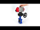 Wasser-Schmetterlingsventil Elephant WBV1616N-2W-Fb-H, Gehäusematerial - Gusseisen QT450, Scheibenmaterial - Gusseisen QT450, Dichtung - NBR, mit pneumatischem Doppelwirkungsantrieb PA-DA, 4M310-08 220V, Handrad MON