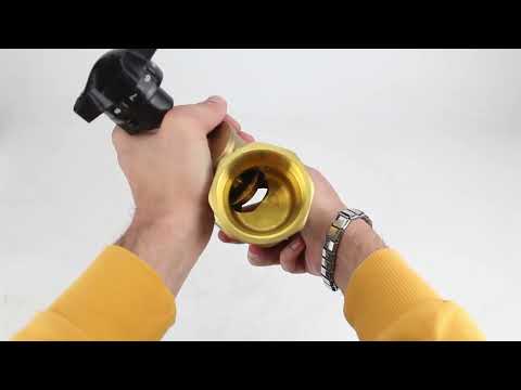 Statisches Ausgleichsventil Elephant VB0000P-T 25 bar Messing, Gewindeverbindung NPT/BSP mit Nippeln