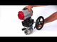 Kugelhähne Elephant BV3232P(2 Stück)-FP-T-ISO-H, Gehäusematerial - Edelstahl AISI 316, Dichtung - PTFE / PTFE / Teflon, mit pneumatischem Doppelwirkungsantrieb PA-DA, 4V320-10 220V, Handrad MON