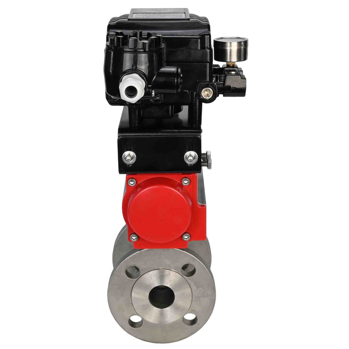 Kugelhahn aus Edelstahl Elephant kchfp-elephant-sa-yt1000rsi, Gehäusematerial - Edelstahl AISI 316, Kugelmaterial - Edelstahl AISI 316, Dichtung - PTFE, pneumatisch betätigter Antrieb