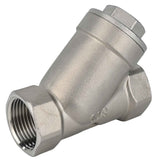 Feder-Rückschlagventil Elephant VCSY3232P-T Y-förmig, Gehäusematerial - Edelstahl AISI 316, Verriegelungsgehäusematerial - Edelstahl 316, Dichtung - PTFE, Gewinde