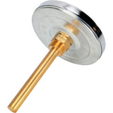 Bimetall-Radialthermometer Elephant TB-301-R1.5 10-25 bar, Edelstahl, Eintauchlänge 46-150mm, Genauigkeitsklasse - 1.5