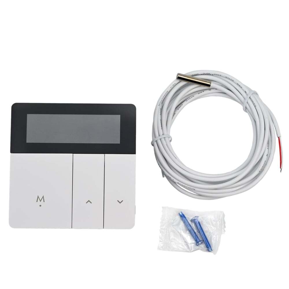 Fußbodenheizungsthermostat Elephant T1-5SM-WF, Gehäusematerial - Kunststoff, Farbe - grau, elektronische Steuerung