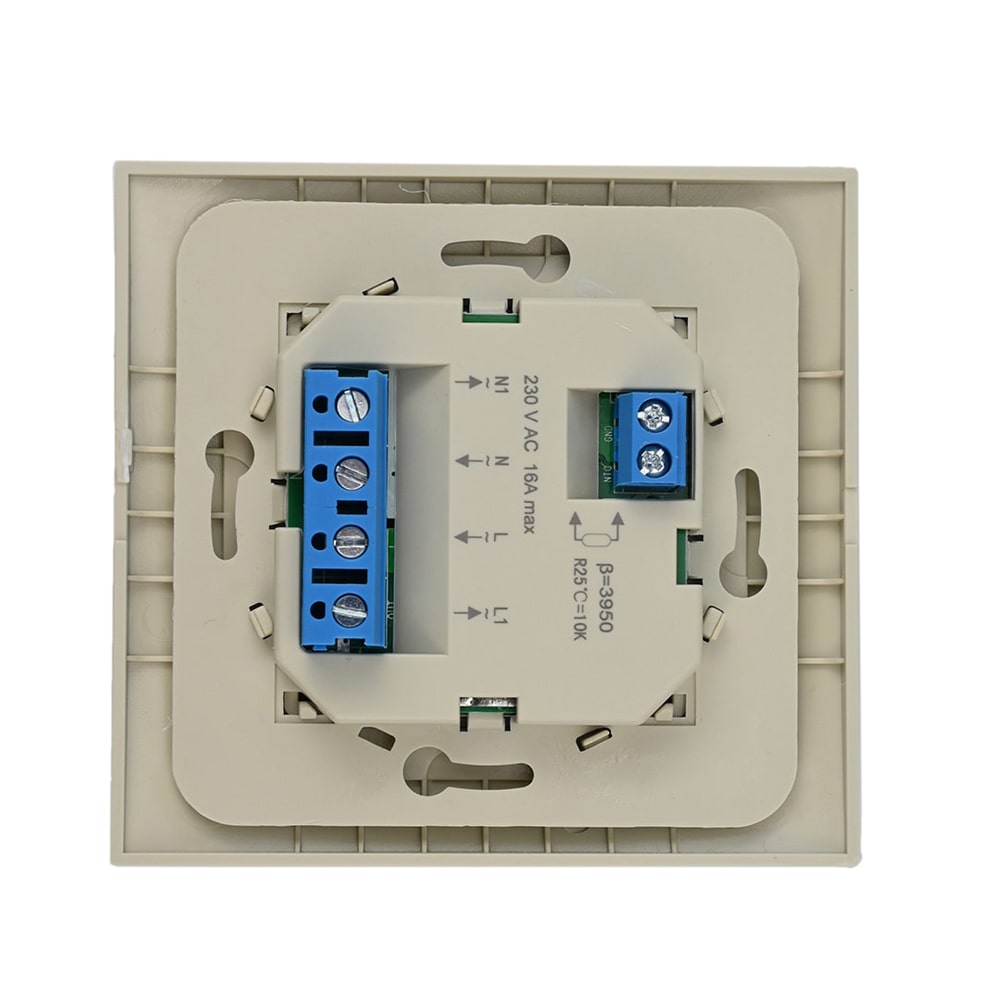 Fußbodenheizung Thermoregler Elephant T03SM, Gehäusematerial - Kunststoff, Farbe - Beige, manuelle Steuerung