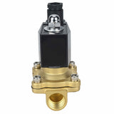 Zweiwege-Elektromagnetventil, normalerweise geschlossen, direkt wirkend, Elephant VS2W-300E-NC, EPDM, 24 V, Gehäusematerial – Messing, Dichtung – EPDM