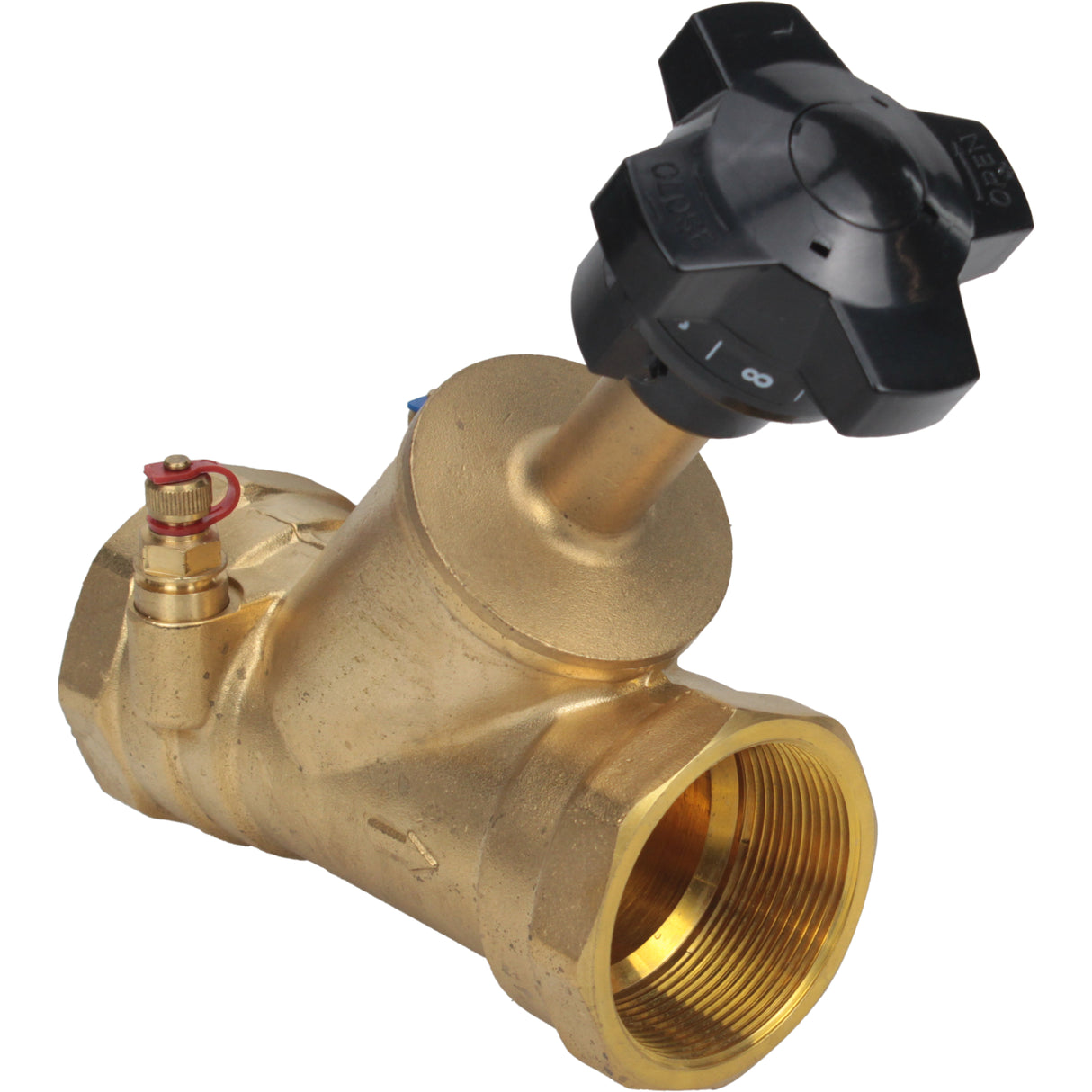 Statisches Ausgleichsventil Elephant VB0000P-T 25 bar Messing, Gewindeverbindung NPT/BSP mit Nippeln