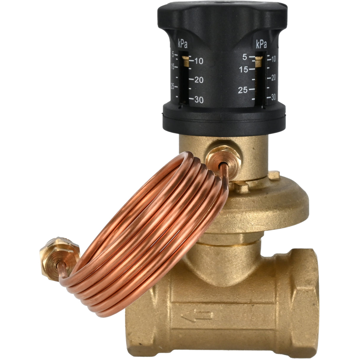 Automatisches Ausgleichsventil VBA0000E-T, Gehäuse - Messing LS59-1, Dichtung - EPDM, mit Gewinde 