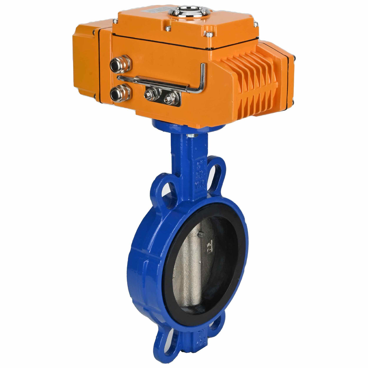Wasserabsperrklappe Elephant bv16-110/220-0-10, Gehäusematerial – Gusseisen GGG50, Scheibenmaterial – Gusseisen GGG40, Dichtung – EPDM, Betätigung durch elektrischen Stellantrieb