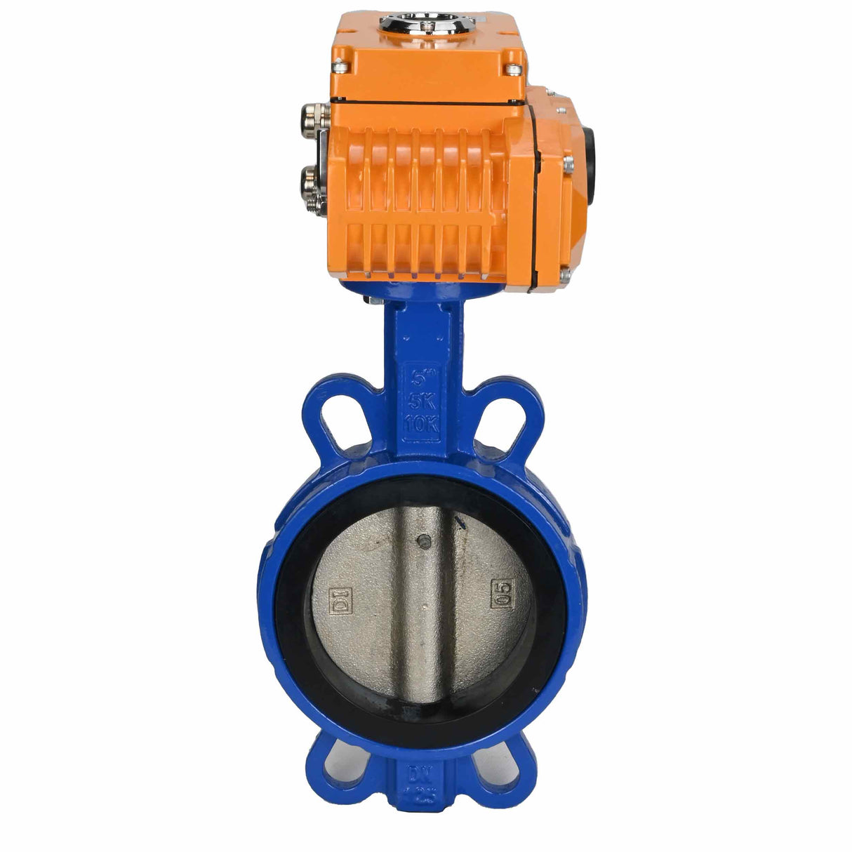 Wasserabsperrklappe Elephant bv16-110/220-0-10, Gehäusematerial – Gusseisen GGG50, Scheibenmaterial – Gusseisen GGG40, Dichtung – EPDM, Betätigung durch elektrischen Stellantrieb
