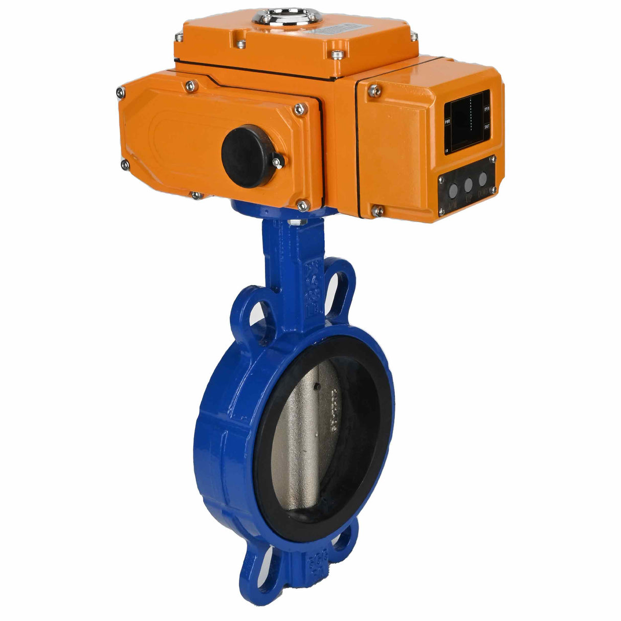 Wasserabsperrklappe Elephant bv16-110/220-0-10, Gehäusematerial – Gusseisen GGG50, Scheibenmaterial – Gusseisen GGG40, Dichtung – EPDM, Betätigung durch elektrischen Stellantrieb