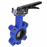 Wasser-Drosselklappe Elephant WBV1631E-2W-Fb-H, Gehäusematerial - Gusseisen QT450, Scheibenmaterial - Edelstahl AISI 304, Dichtung - EPDM, Griff