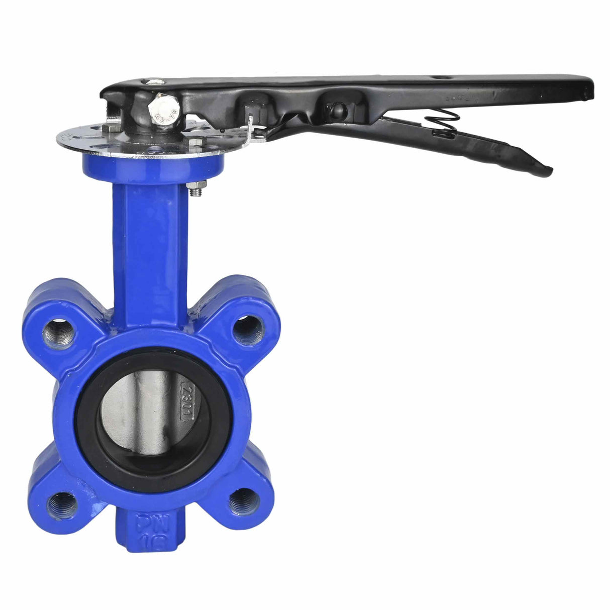 Wasser-Drosselklappe Elephant WBV1631E-2W-Fb-H, Gehäusematerial - Gusseisen QT450, Scheibenmaterial - Edelstahl AISI 304, Dichtung - EPDM, Griff