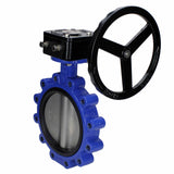 Wasser-Drosselklappe Elephant WBV1631E-2W-Fb-R, Gehäusematerial - Gusseisen QT450, Scheibenmaterial - Edelstahl AISI 304, Dichtung - EPDM, Getriebe