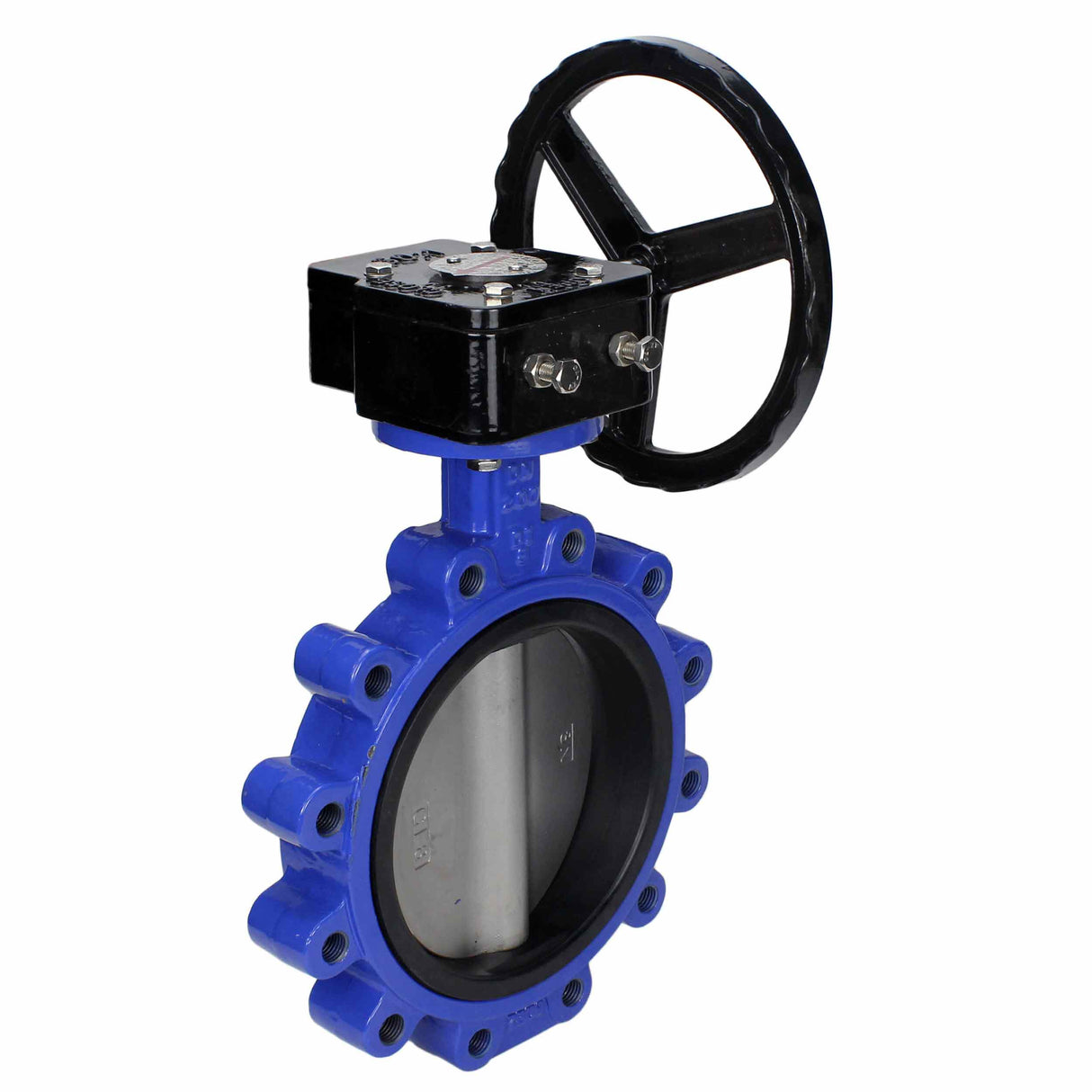 Wasser-Drosselklappe Elephant WBV1631E-2W-Fb-R, Gehäusematerial - Gusseisen QT450, Scheibenmaterial - Edelstahl AISI 304, Dichtung - EPDM, Getriebe