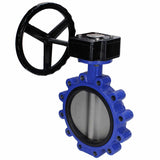 Wasser-Drosselklappe Elephant WBV1631E-2W-Fb-R, Gehäusematerial - Gusseisen QT450, Scheibenmaterial - Edelstahl AISI 304, Dichtung - EPDM, Getriebe
