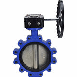 Wasser-Drosselklappe Elephant WBV1616E-2W-Fb-R, Gehäusematerial - Grauguss QT450, Scheibenmaterial - Grauguss QT450, Dichtung - EPDM, Getriebe