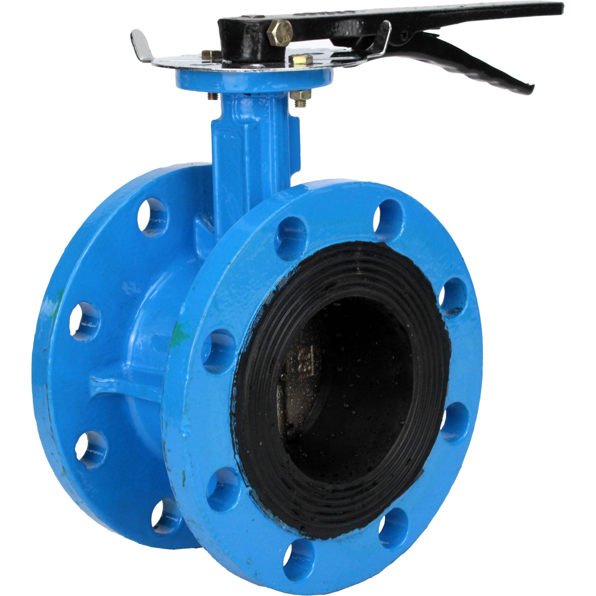 Wasser-Drosselklappe Elephant WBV1331E-2W-F-H, Gehäusematerial - Gusseisen GGG40, Scheibenmaterial - Edelstahl AISI 304, Dichtung - EPDM, Griff