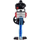 Wasser-Schmetterlingsventil Elephant WBV1616N-2W-Fb-H, Gehäusematerial - Gusseisen QT450, Scheibenmaterial - Gusseisen QT450, Dichtung - NBR, pneumatischer Antrieb PA-DA Doppelwirkung, 4V320-10 220V, LSU APL-410N EX, Handrad MON