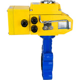 Wasser-Schmetterlingsventil Elephant WBV1616E-2W-Fb-H, Gehäusematerial - Gusseisen QT450, Scheibenmaterial - Gusseisen QT450, Dichtung - EPDM, elektrischer Antrieb QT-N-EM-A1-220VAC-U1 220V