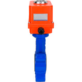 Wasser-Schmetterlingsventil Elephant WBV1616E-2W-Fb-H, Gehäusematerial - Gusseisen QT450, Scheibenmaterial - Gusseisen QT450, Dichtung - EPDM, elektrischer Antrieb QT-N-EM-O1-220VAC-U1 MINI 220V