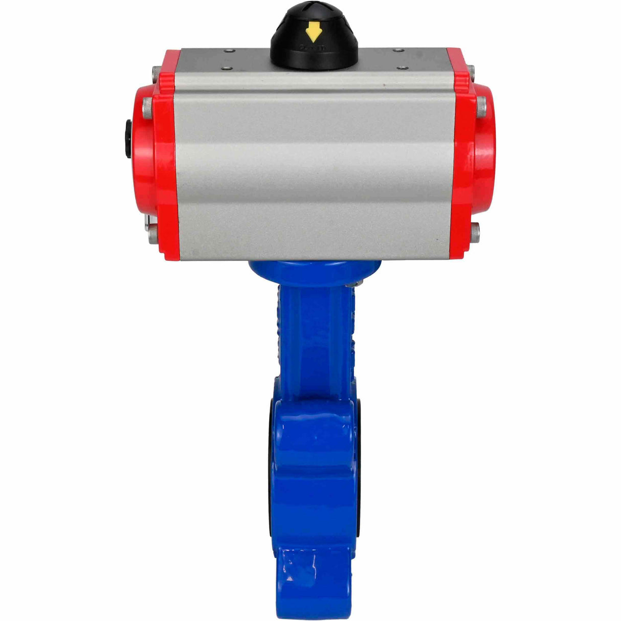 Wasser-Schmetterlingsventil Elephant WBV1631E-2W-Fb-H, Gehäusematerial - Gusseisen QT450, Scheibenmaterial - Edelstahl AISI 304, Dichtung - EPDM, mit pneumatischem Doppelwirkungsantrieb PA-DA, 4M310-08 24V