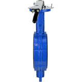 Wasser-Drosselklappe Elephant WBV1632E-2W-Fb, Gehäusematerial - Gusseisen QT450, Scheibenmaterial - Edelstahl AISI 316, Dichtung - EPDM, Griff